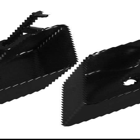 Mexen Eva lavandino da appoggio 48 x 37 cm, nero opaco - 21424970