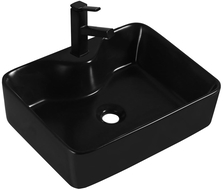 Mexen Eva lavabo sur plan 48 x 37 cm, noir mat - 21424970