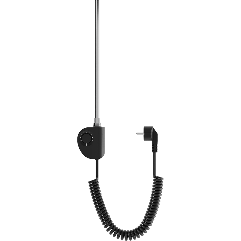 Mexen FA-D elektrisk värmare 600 W, svart - W950-0600-70