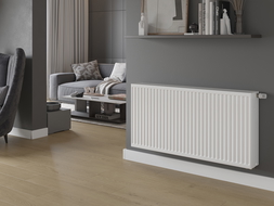 Radiateur à plaques Mexen CV33 400 x 1500 mm, raccordement par le bas, 2533 W, blanc - W633-040-150-00