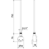 Mexen FA-O elektriline küttekeha 900 W, valge - W951-0900-20