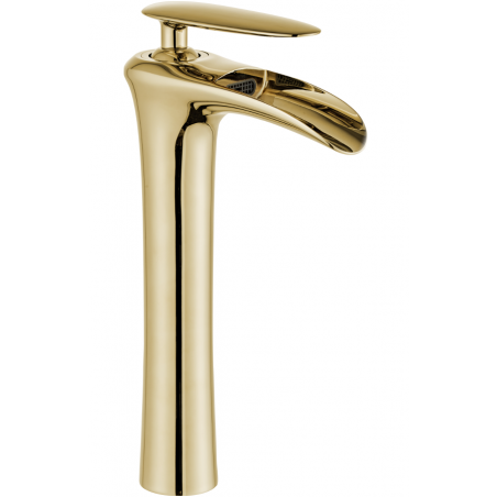 Mexen Lyra robinet de lavabo haut, doré - 745310-50