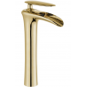 Mexen Lyra tall sink tap, gold - 745310-50