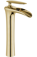 Mexen Lyra high washbasin faucet, gold - 745310-50