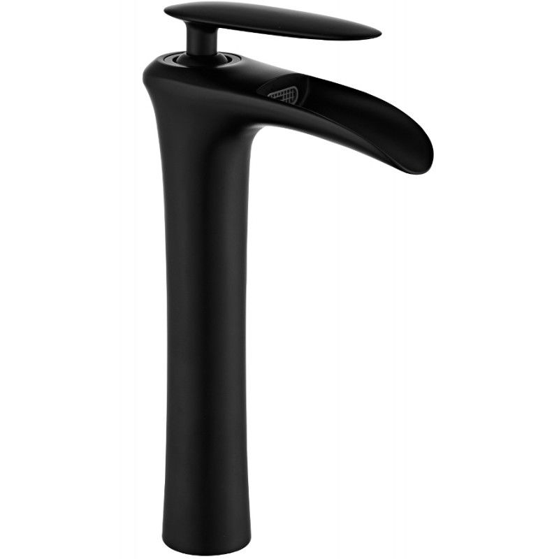 Mexen Lyra miscelatore lavabo alto, nero - 745310-70