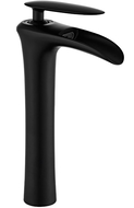 Mexen Lyra hohe Waschtischarmatur, schwarz - 745310-70