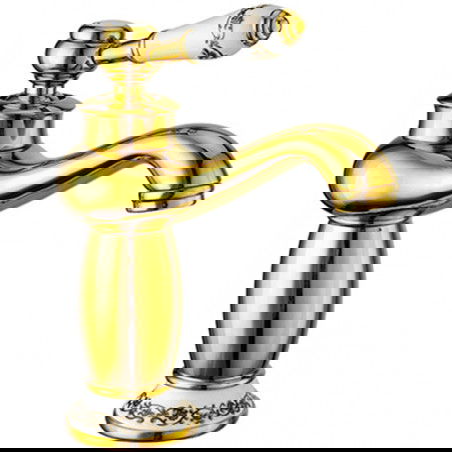 Mexen Draco grifo de lavabo, dorado - 745400-50