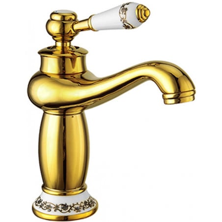 Mexen Draco tvättställsblandare, guld - 745400-50