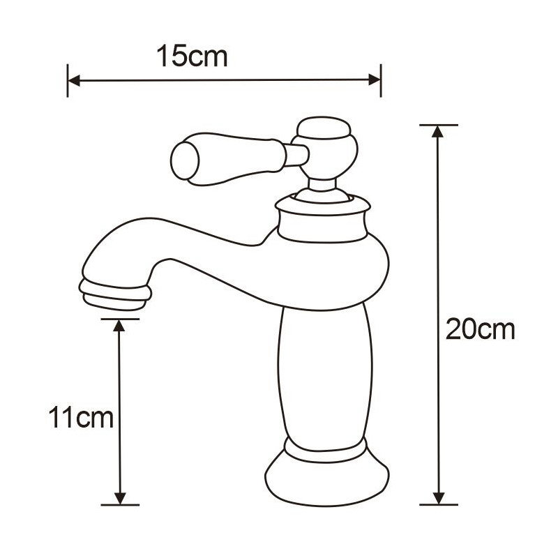 Mexen Draco μπαταρία νιπτήρα, μαύρη - 745400-70