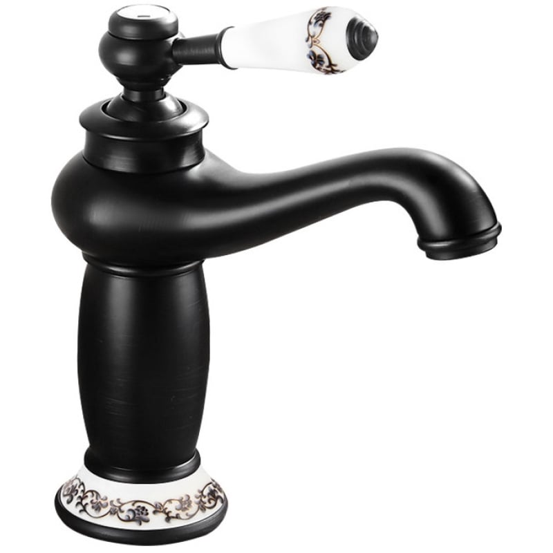 Mexen Draco bateria umywalkowa, czarna - 745400-70