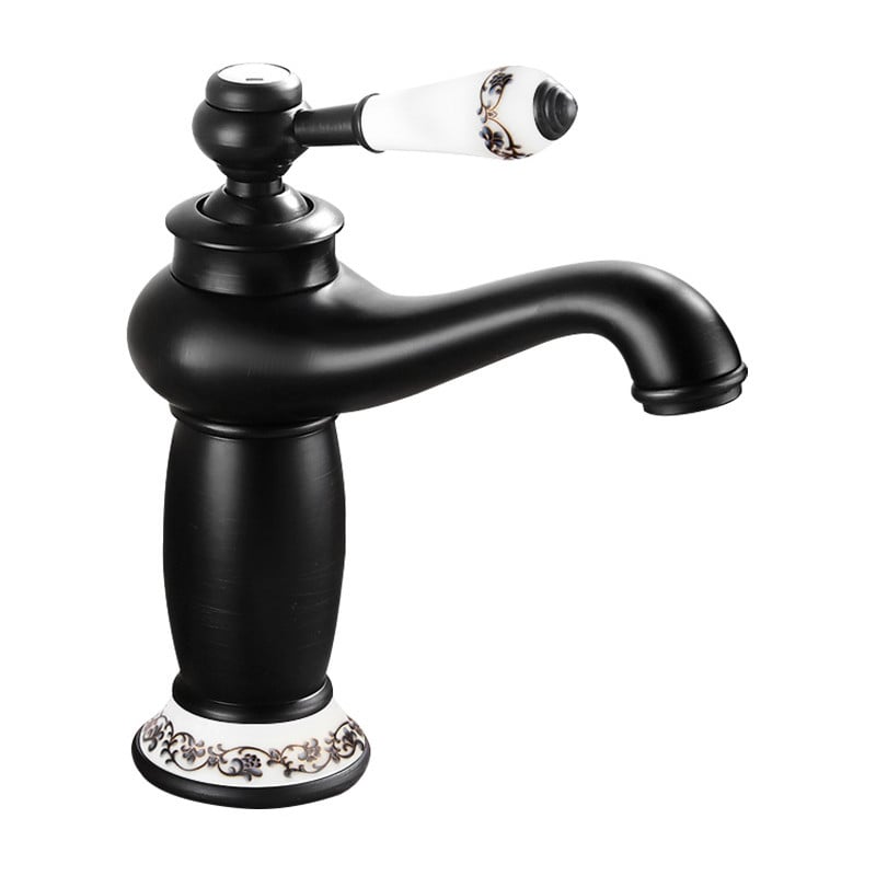 Mexen Draco washbasin tap, black - 745400-70