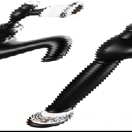 Mexen Draco izlietnes jaucējkrāns, melns - 745400-70