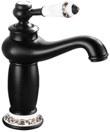Mexen Draco grifo de lavabo, negro - 745400-70
