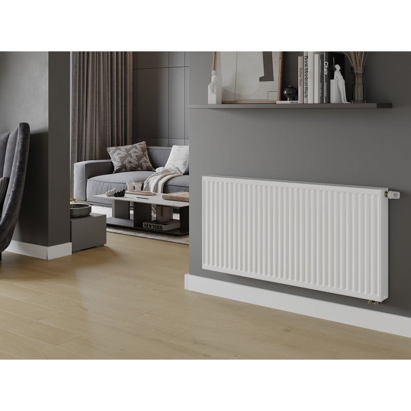 Mexen CV22 radiateur à panneaux 300 x 1800 mm, raccordement par le bas, 1680 W, blanc - W622-030-180-00