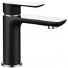 Mexen Alfa Waschtischarmatur, schwarz/chrom - 745700-71