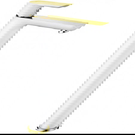 Mexen Alfa korkea pesuallashana, valkoinen/kultainen - 745710-25