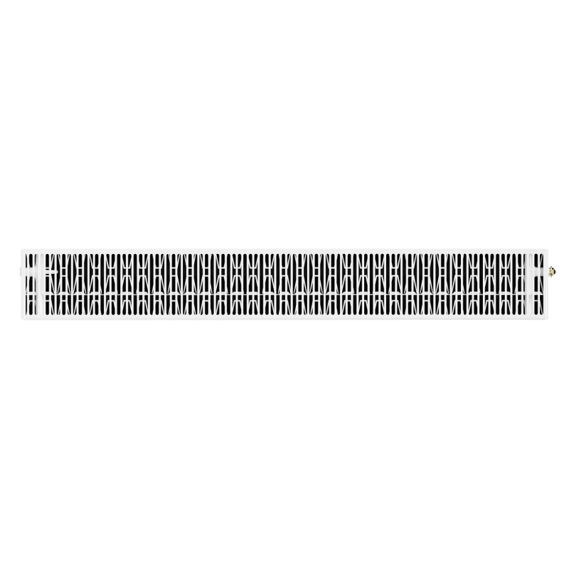 Mexen CV33 radiador plano 600 x 1100 mm, ligação inferior, 2568 W, branco - W633-060-110-00