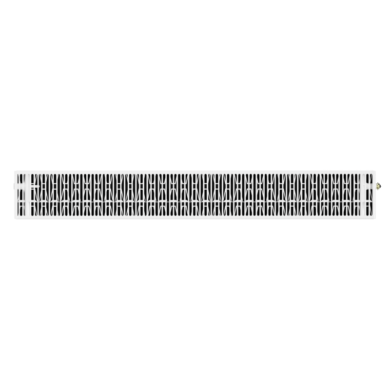 Mexen CV33 platenradiator 600 x 1200 mm, onderste aansluiting, 2801 W, wit - W633-060-120-00