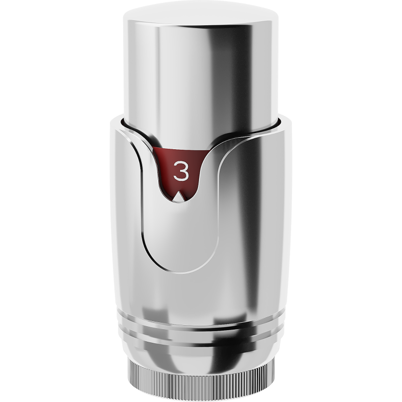 Mexen Uni-Term termostatisk ventilhuvud till radiator, krom - W900-000-01