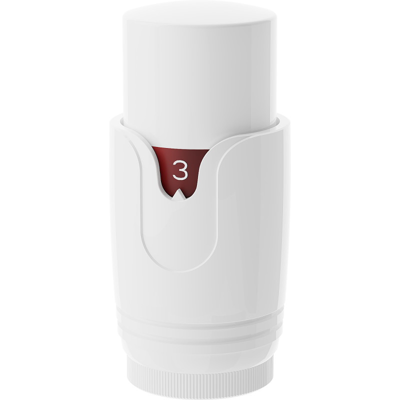 Mexen Uni-Term termostaattinen patterinpää, valkoinen - W900-000-20