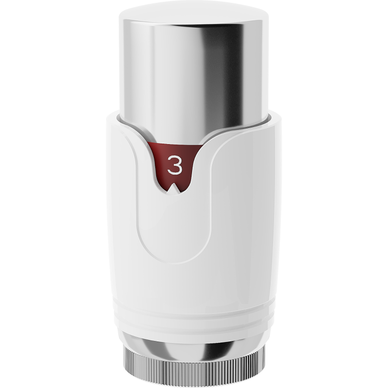 Mexen Uni-Term cabeça termostática para radiador, branco/cromado - W900-000-21