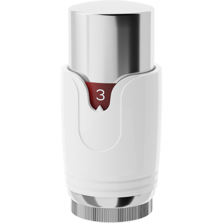 Mexen Uni-Term cabeça termostática para radiador, branco/cromado - W900-000-21