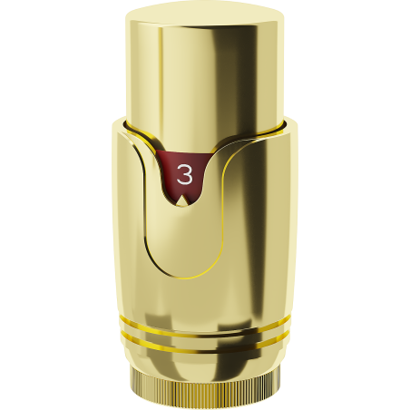 Mexen Uni-Term cabezal termostático para radiador, dorado - W900-000-50