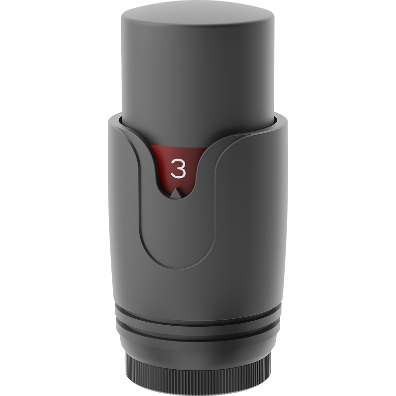 Mexen Uni-Term cabezal termostático para radiador, antracita - W900-000-66