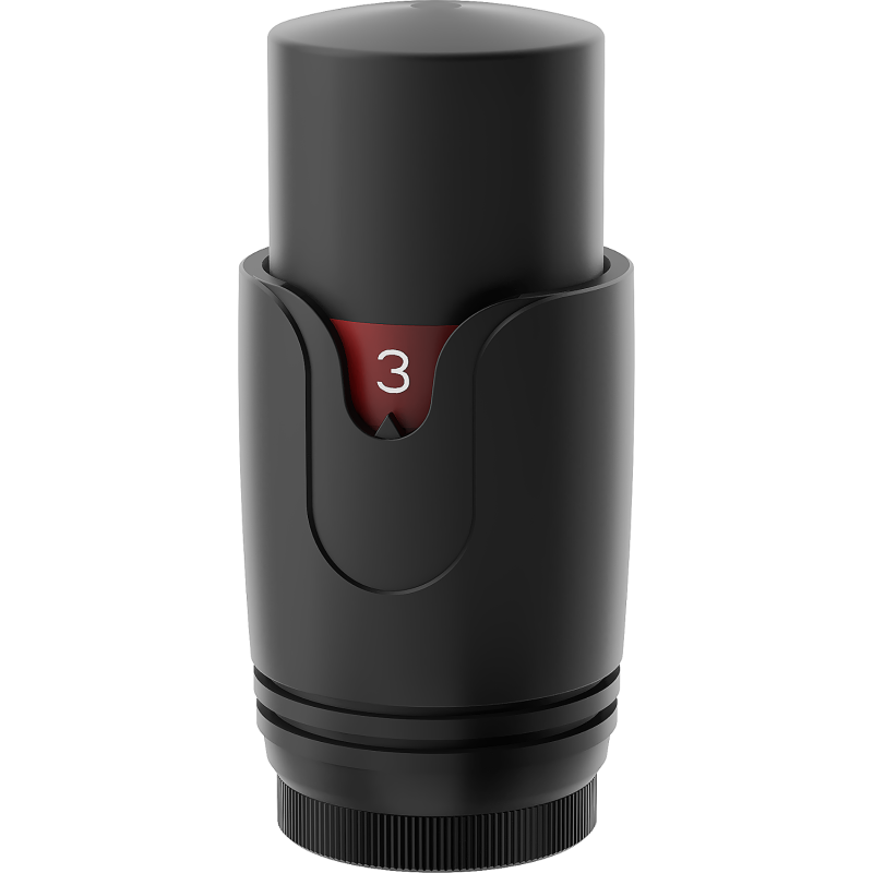 Mexen Uni-Term cabezal termostático para radiador, negro - W900-000-70