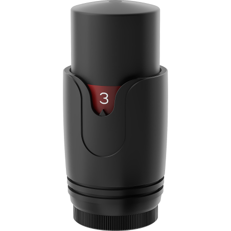 Mexen Uni-Term testa termostatica per radiatore, nera - W900-000-70