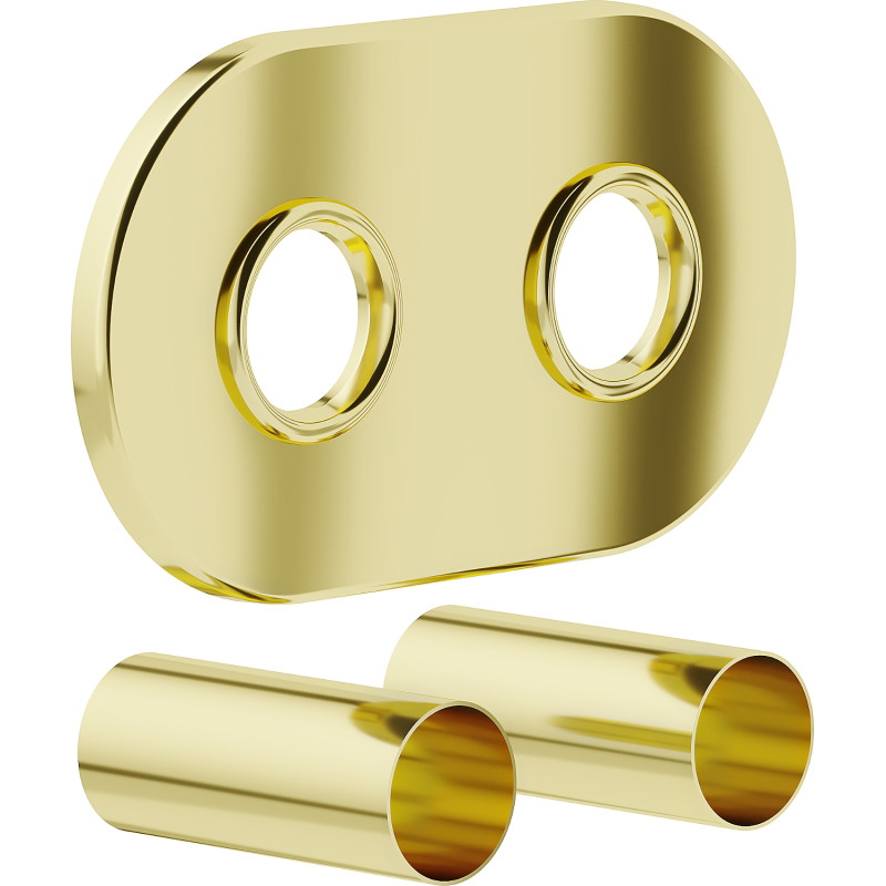 Mexen Uni-Term R dubultais maskēšanas komplekts radiatoram, zelta - W905-000-50