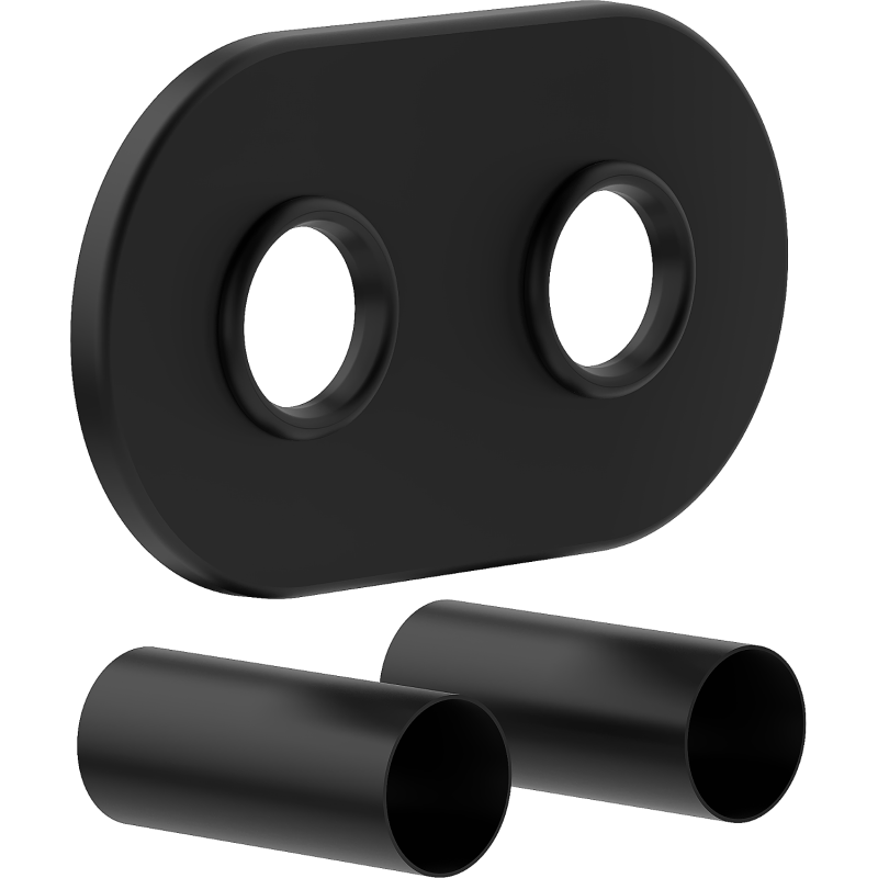 Mexen Uni-Term R conjunto de máscara duplo para radiador, preto - W905-000-70