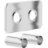 Mexen Uni-Term S dubultais maskēšanas komplekts radiatoram, hroms - W910-000-01