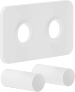 Mexen Uni-Term S Doppelte Verkleidungsgarnitur für Heizkörper, weiß - W910-000-20