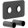 Mexen S dubbele afdekkapset voor radiator, antraciet - W910-000-66