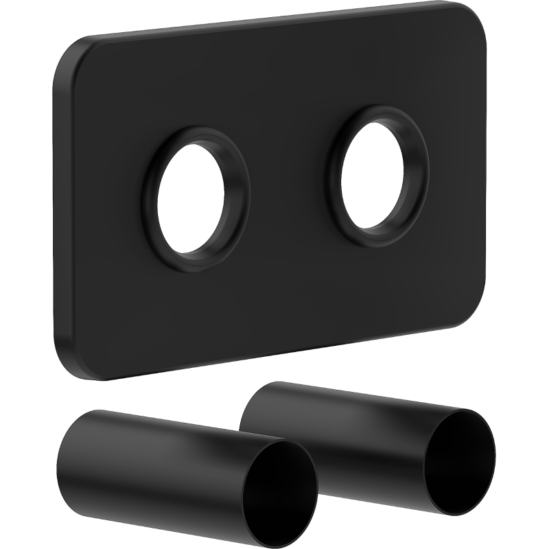 Mexen Uni-Term S kaksinkertainen peitesarja patterille, musta - W910-000-70