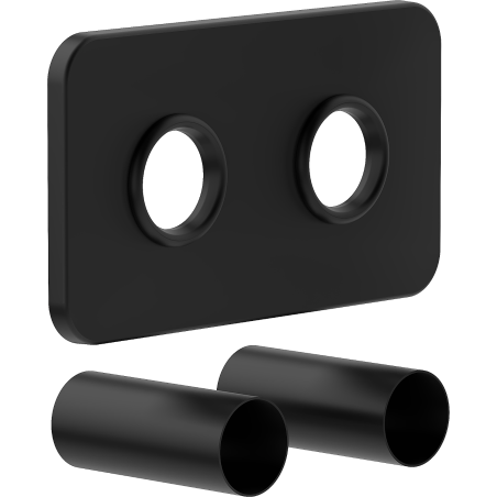 Mexen Uni-Term Conjunto de máscara dupla S para radiador, preto - W910-000-70