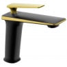 Mexen Purus robinet de lavabo, noir/or - 745800-75