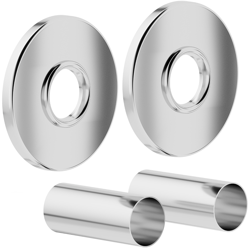 Mexen R ensemble de masquage simple pour radiateur, chrome - W904-000-01