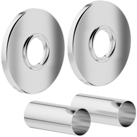 Mexen R ensemble de masquage simple pour radiateur, chrome - W904-000-01