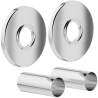 Mexen R enkele afdekkit voor radiator, chroom - W904-000-01