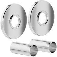 Mexen R enkele afdekkit voor radiator, chroom - W904-000-01