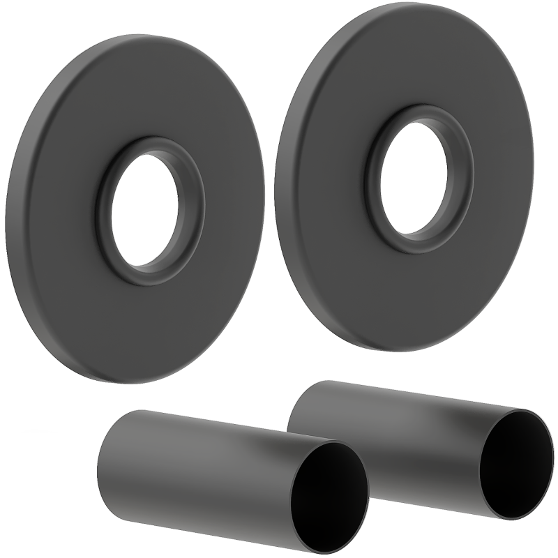 Mexen Uni-Term R conjunto de máscara único para radiador, antracite - W904-000-66