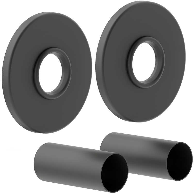 Mexen Uni-Term R single masking set for radiator, anthracite - W904-000-66