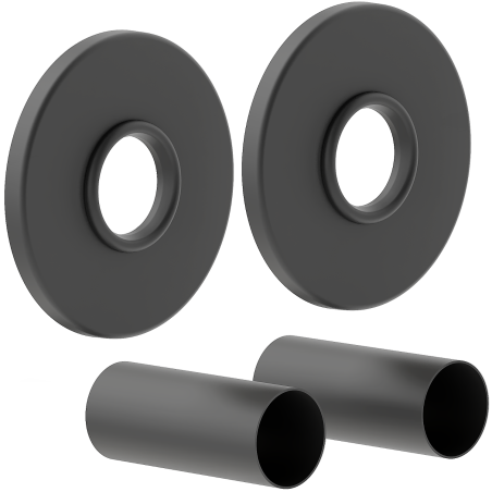 Mexen Uni-Term R conjunto de máscara único para radiador, antracite - W904-000-66