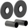 Mexen R ensemble de masquage simple pour radiateur, anthracite - W904-000-66