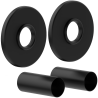 Mexen R single masking set for radiator, black - W904-000-70