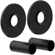 Mexen Uni-Term Single Concealment Set for Radiator, Black - W904-000-70