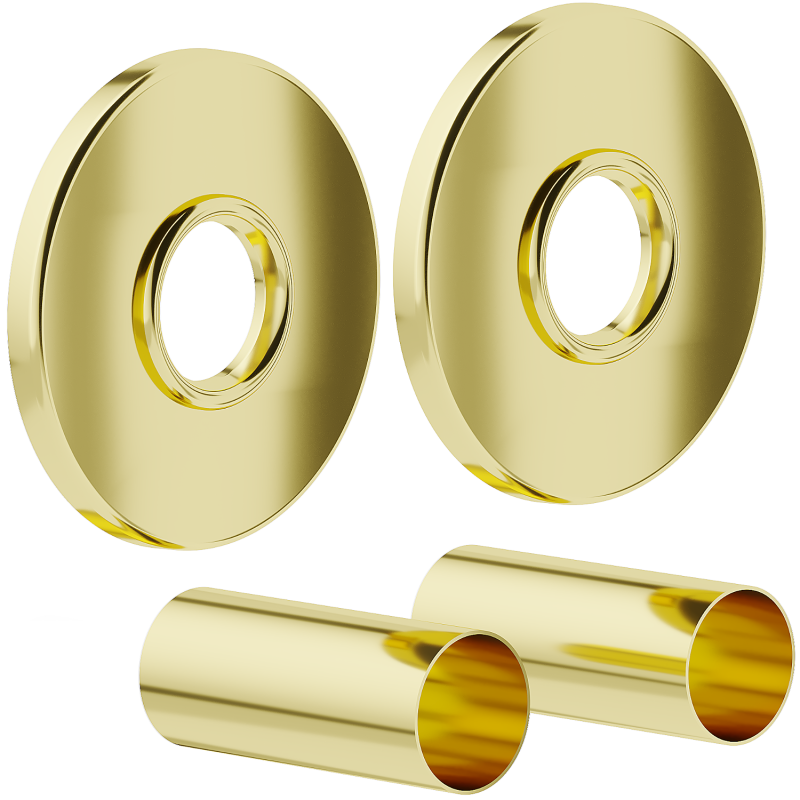 Mexen R Einzelnes Verkleidungsset für Heizkörper, Gold - W904-000-50