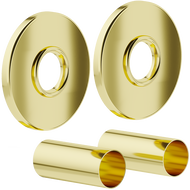 Mexen R enkele radiatorkamouflage set, goud - W904-000-50